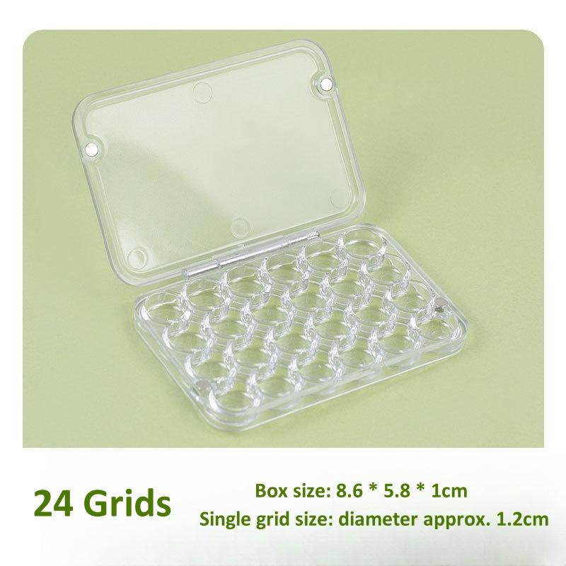 

Mini Art Palette Watercolor Palette Paint Box For Art Supplies Painting On The Go Sketching прозорий