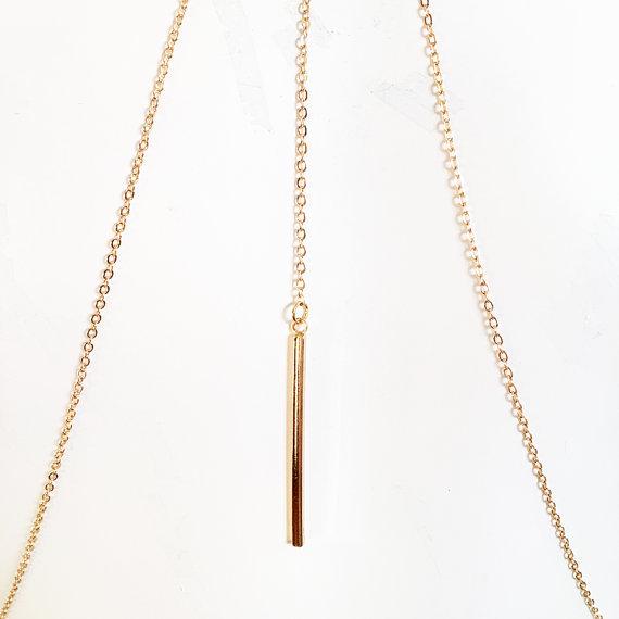 

Copper Rod Integrated Chain, Sexy Bikini Body Chain Alloy Chain BodyChain золотой