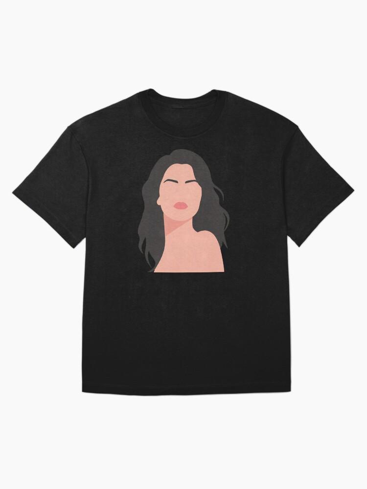 Selena Gomez Lineless Illustration Oversized T-Shirt