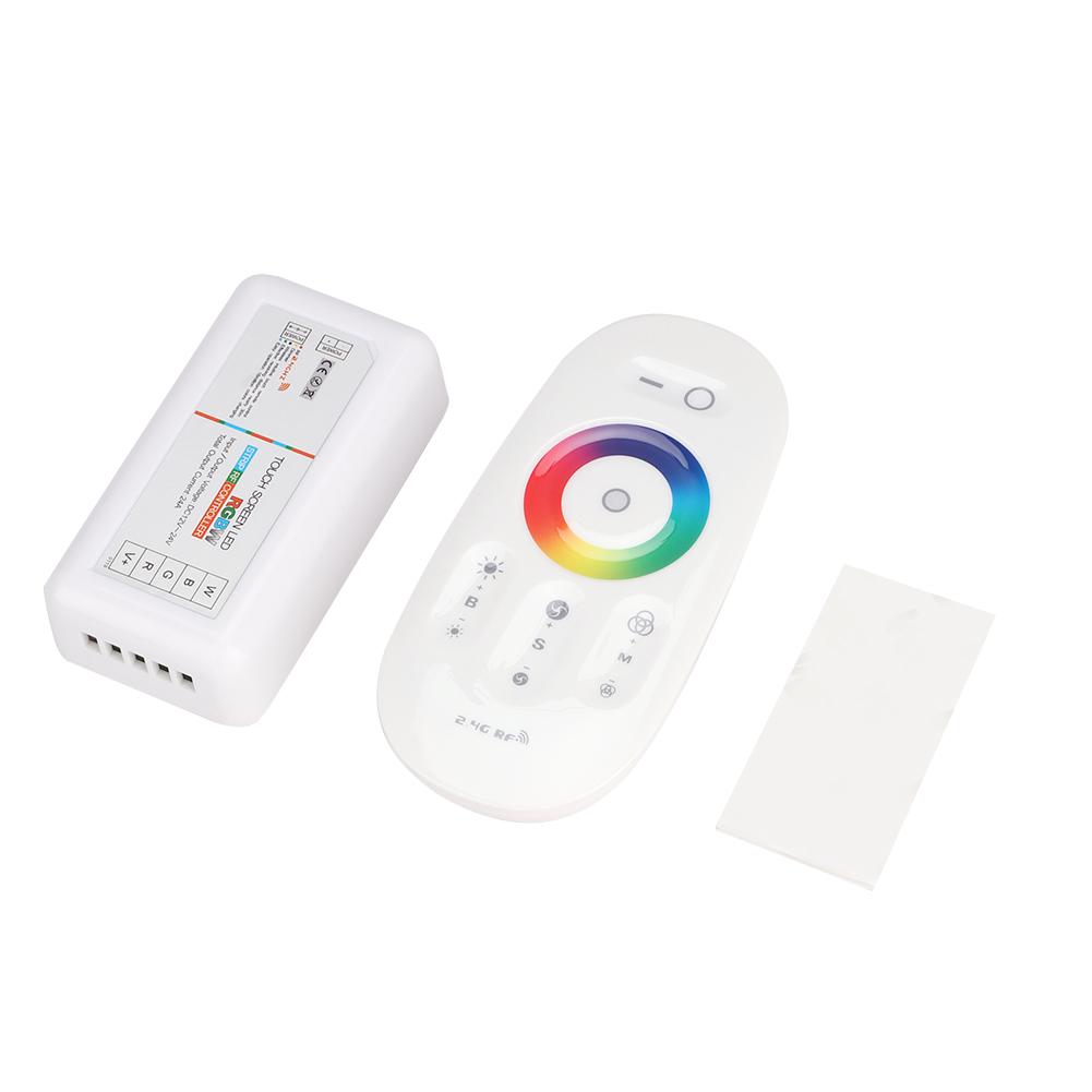

LED RGBW Controller 2.4G Wireless Touch RF Remote Control Dimmer for RGBW LED Strip DC 12 24V