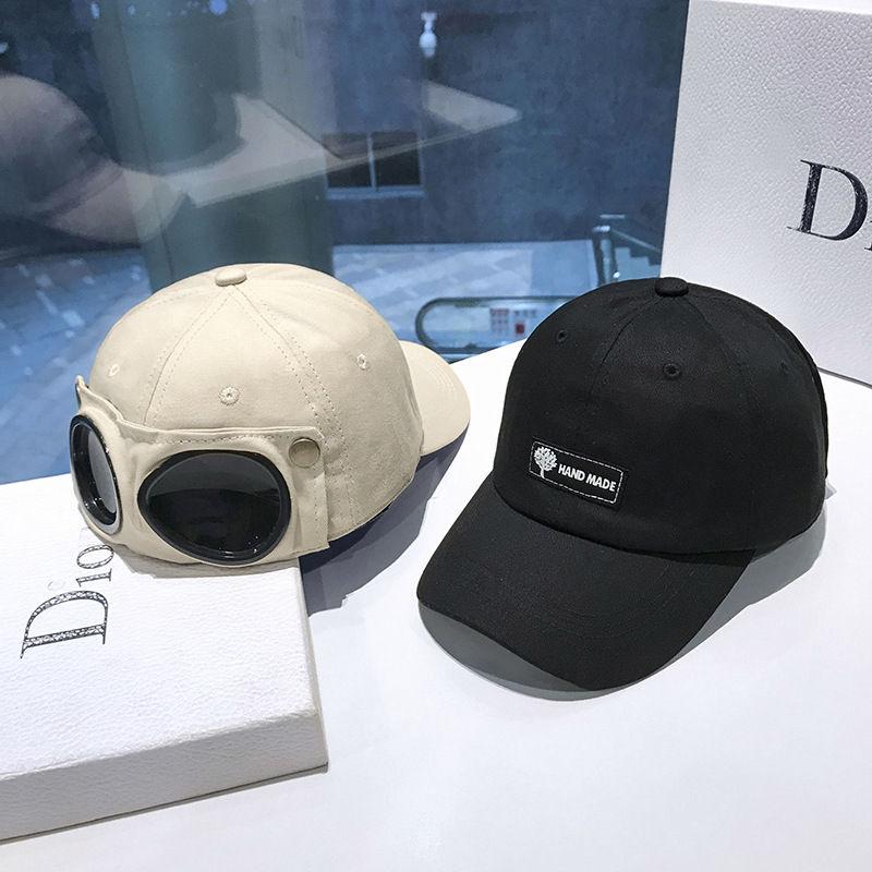 Fashion Snapback Hat Glasses Goggles Baseball Cap Unisex Aviator Pilot Men Women Caps Hats