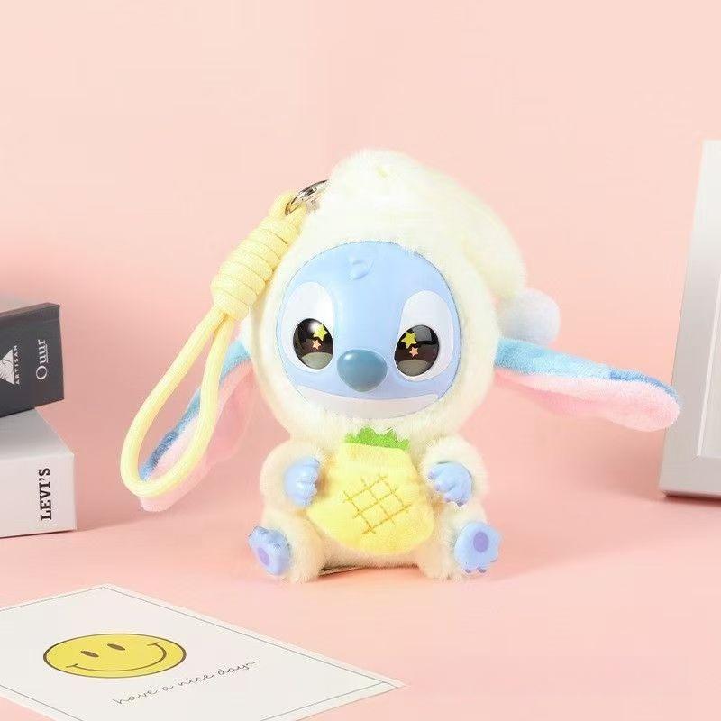 Disney 1pc Stitch Plush Toy Blind Box Enamel Doll Key Backpack Pendant Childrens Figurine Decoration
