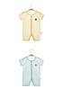 Baby Summer Short Sleeve Cotton Jumpsuit - Newborn Lightweight Pajamas Class A Air-Conditioned Crawler Outfit