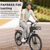 Electric Bicycle FAFREES F26 Lasting 250W Motor 36V20.3Ah Battery 26*1.95'' Tires 25km/h Max Speed 140km Range SHIMANO 7 Speed