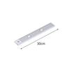 Intelligent LED human body sensor lamp rechargeable lamp cabinet cabinet lamp bar  20CM Space Silver Trichromatic Dimming