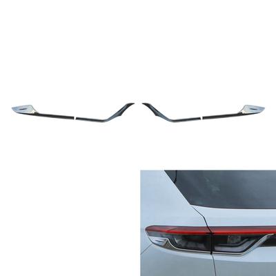 For Honda HRV HR-V Vezel  2022 Chrome Rear Tail Light Lamp Cover Garnish Strip Taillight Eyebrow Cover Trim