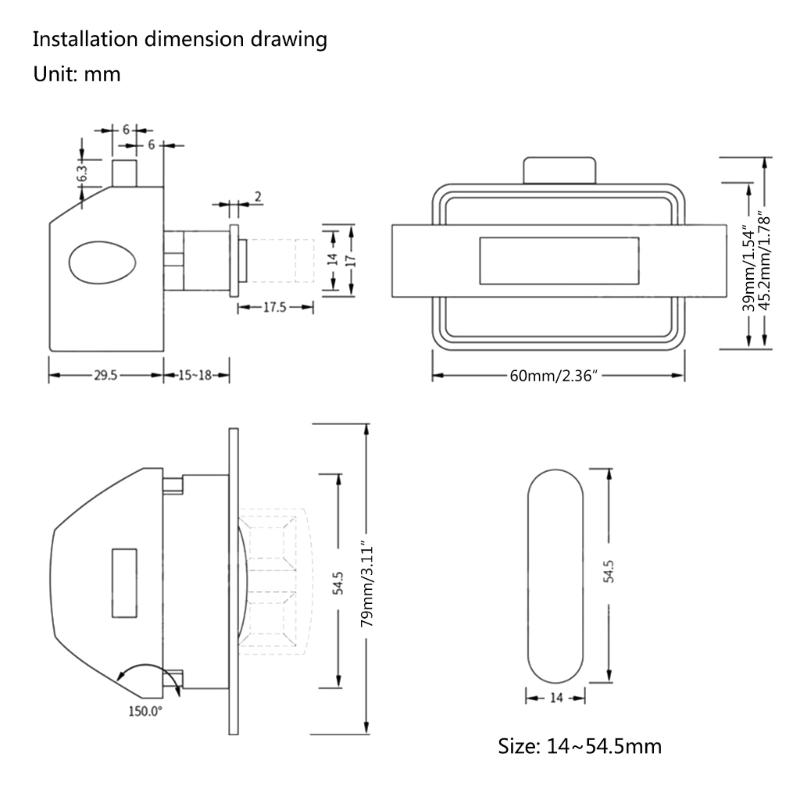 Replacement Drawer Lock Catch Convenient Push Button Lock Durable for Motorhomes Keep Belongings Secure & Organized