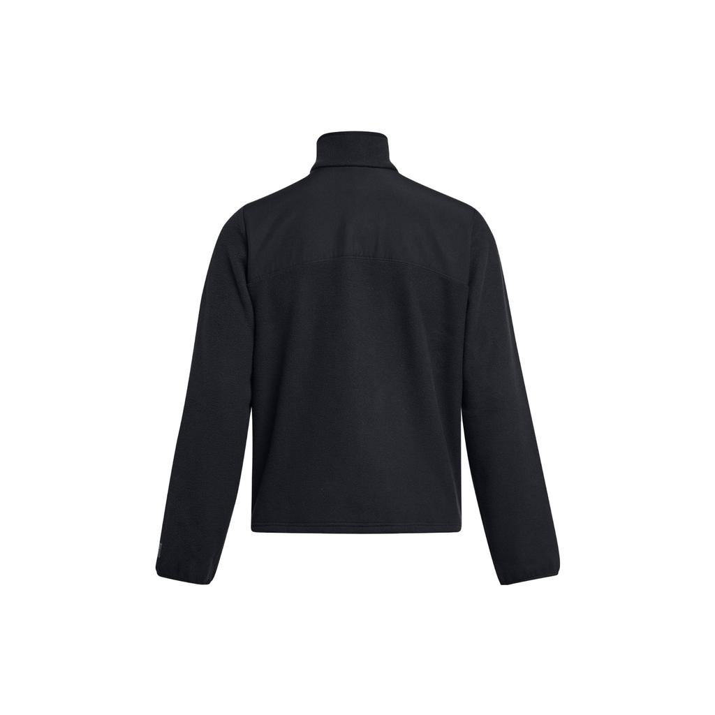 Under Armour Microfleece Maxx Solid Color Full Zip Fleece Jacket Women Jacket Black 1379919-001