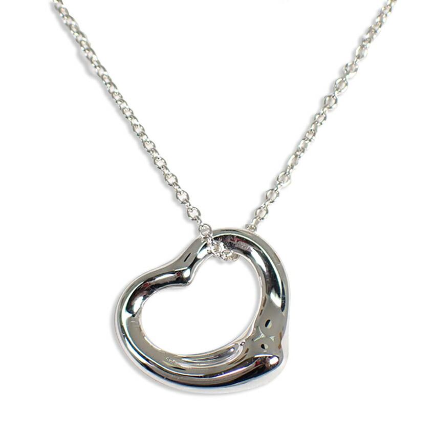 

[Used] TIFFANY/Tiffany 925 Open Heart Pendant/Necklace [g255-24]
