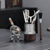 Wooden Tea Ceremony Tools Set Six Essential Accessories Kung Fu Making Home Use