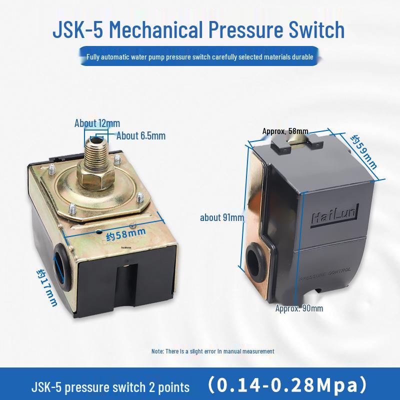 Automatic Pressure Switch & Controller for Water Pump and Tank Booster