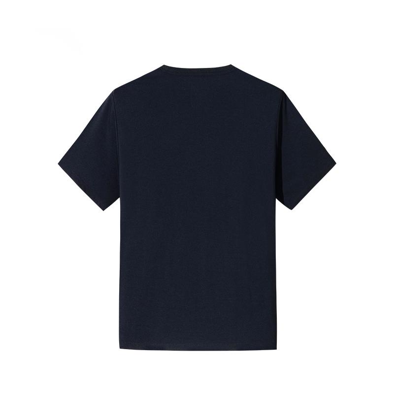Anta Training Series Letter Comfortable Simple Round Neck Sports Breathable Thin Short Sleeve T-Shirt Men T-Shirts Basic-Black 152537145-2