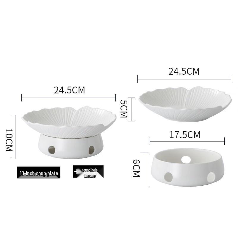 Ceramic Warming Serving Dish
