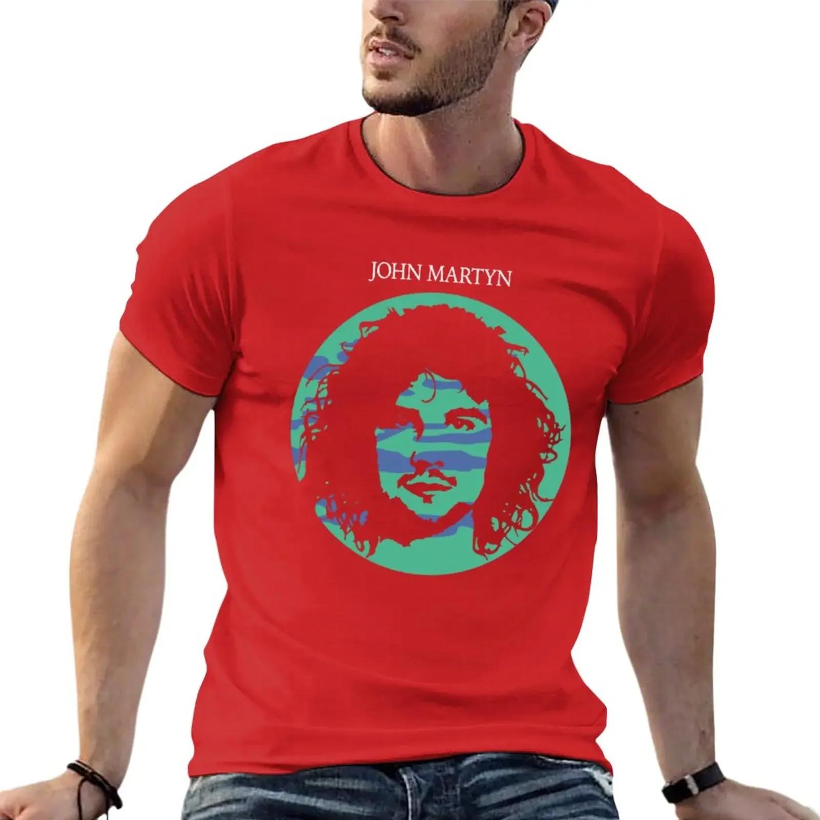

New John Martyn T-Shirt oversized t shirts hippie clothes custom t shirt tshirts for men 2025 new model L