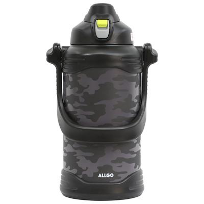 Orgo ST Edelstahl Wassersport Tragbar Große Kapazität PJZ-20 Flasche, 2L, Isoliert, Krug, Krug, (Schwarz)
