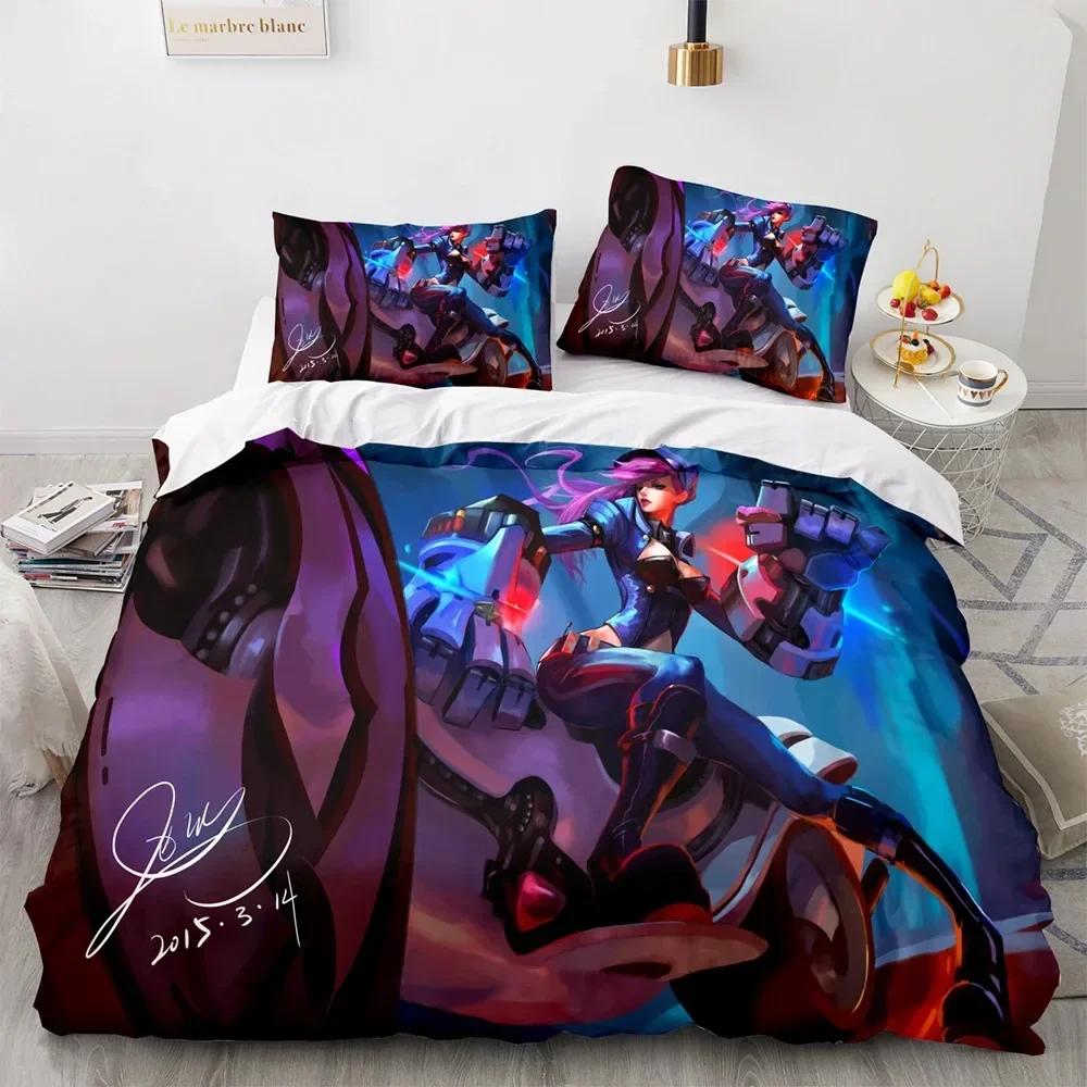 New Print League of Heroes Bedding Set Printed Bed Set With Pillowcase Bed Duvet Cover Soft Single Double Queen Super King Size