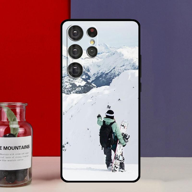 Cool Sports Snowboarding Funda Case For Samsung Galaxy S25 Ultra S9 S10 S20 S21 FE S22 S23 Plus S24 Ultra Phone Cover