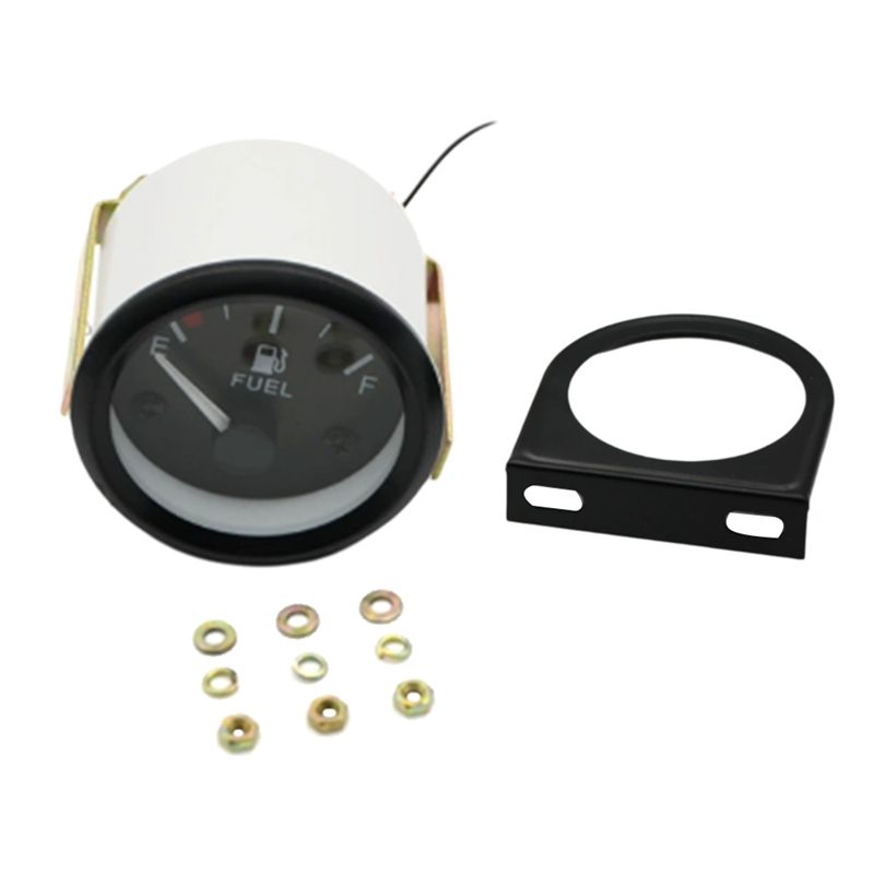 Portable 52MM Pointer Fuel Gauge Car Fuel Gauge Gauge Car Instruments Accessories