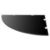 Corner Shelf - vidaXL - Black Glass - 45 X 45 Cm - 8 Mm Thickness - Accessories Included