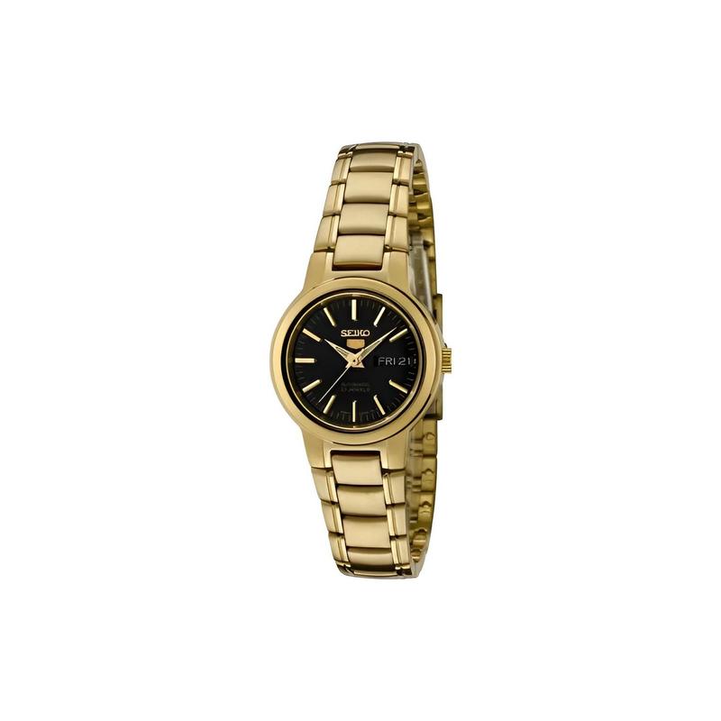 SEIKO Seiko5 30 meters waterproof Automatic women s watch black dial SYMK22