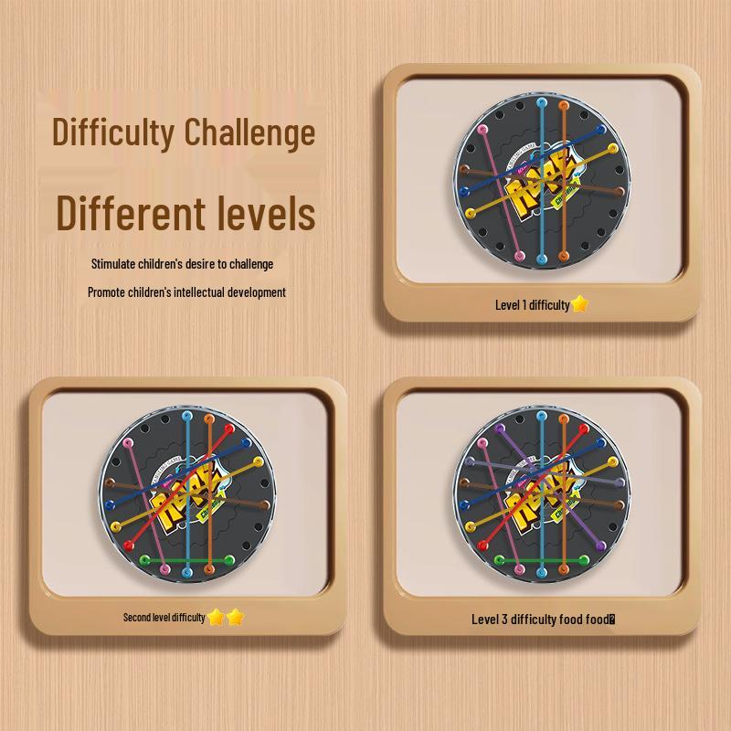 Interaktives Lernspiel für Kinder zum Knotenlösen und Entspannen