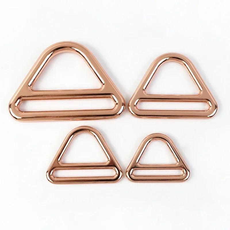 2/5/10Pcs Meetee 25-50mm Metal O Rings Buckle Tri-glide Slider Clasp Bag Strap Connect Buckles Belts Adjust Hook DIY Accessories