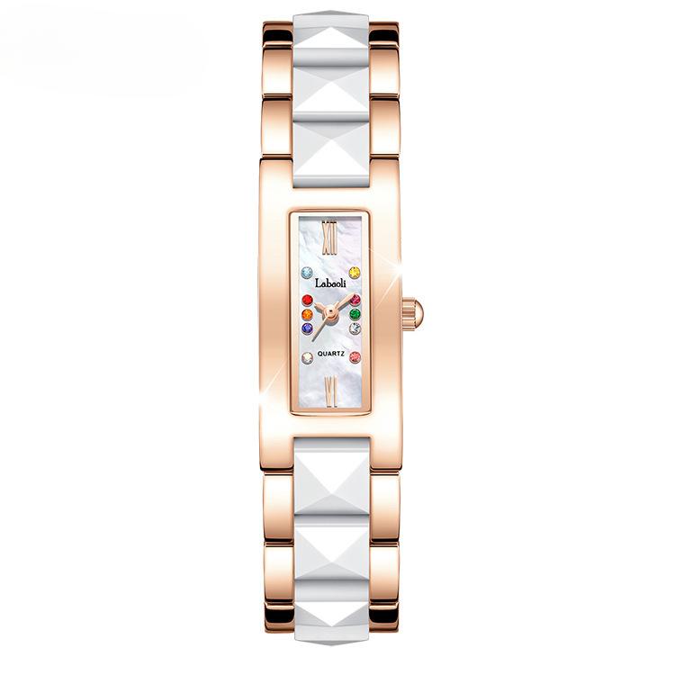 

Женские часы с квадратным маленьким циферблатом, женские часы, модные водонепроницаемые кварцевые часы