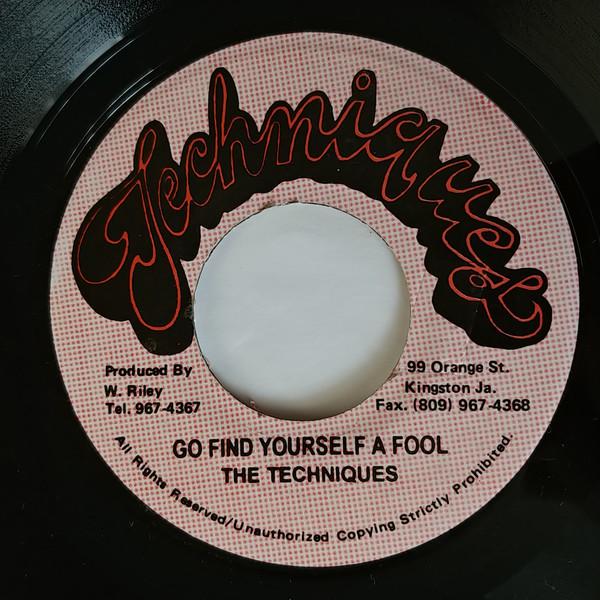 

7inch Record TECHNIQUES Go Find Yourself A Fool NONE Techniques Jamaica Reggae Ska Dub Used