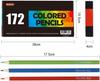 Shuttle Art Colored 172 Colored Color Pen Adult Coloring Metallic Illustration Paper For Kindergarten Entrance Gift Pencils, Colors, Oil-based