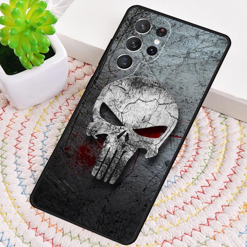 DIAMOND SKULL Phone Case for Samsung Galaxy note 10 pro S26 Ultra S23 S24 FE S25 S21 S22 PLUS shockproof Cove