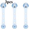 1/3Pcs Child Safety Cabinet Locks Baby Proofing Latches To Drawer Door Fridge Furniture Oven Toilet Kitchen Appliance Trash Can Set