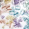 14 Pcs Hollow Out Paper Clips Long Tail Binder Clips Stationary Clamps 19/32/51mm Paper Clamps Document Clips