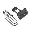 35/45 Degrees Offset Optical Side Metal Mount For T01 T02 RM Red Dot Sight Scope Base Bracket 20mm Rail Hunting Accessories