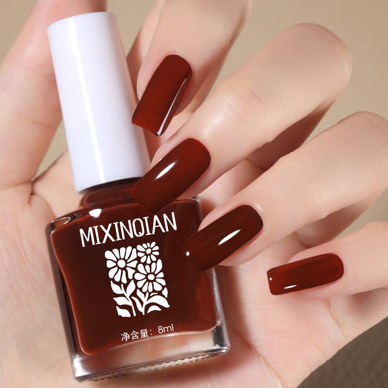 Cherry Champagne Bling Nail Polish - Non-Toxic, Quick-Dry, Long-Lasting, Non-Fading Formula for Fingernails and Toenails.