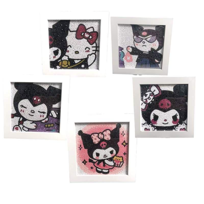 Neues Cartoon-PVC-Stick-Diamantgemälde mit Kunststoffrahmen Perfektes Geburtstagsgeschenk für Kinder und Erwachsene