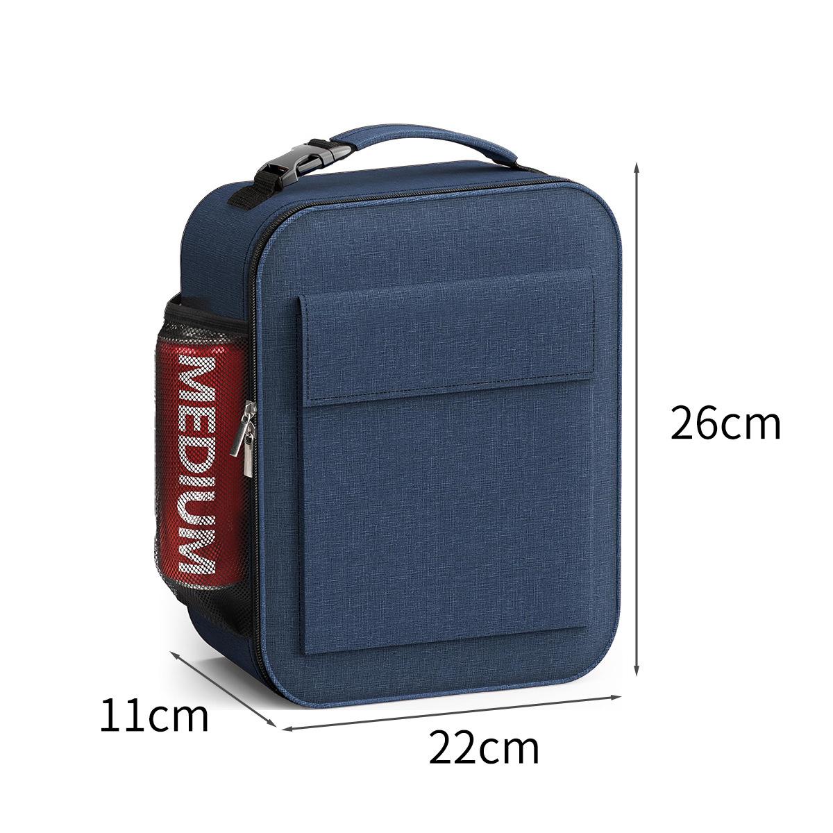 Portable Women Man Thickened Thermal Lunch Bento Outdoor Picnic Insulated Lunch Box Bag Cold Insulation Ice Pack For Ofiice Work 3930₽