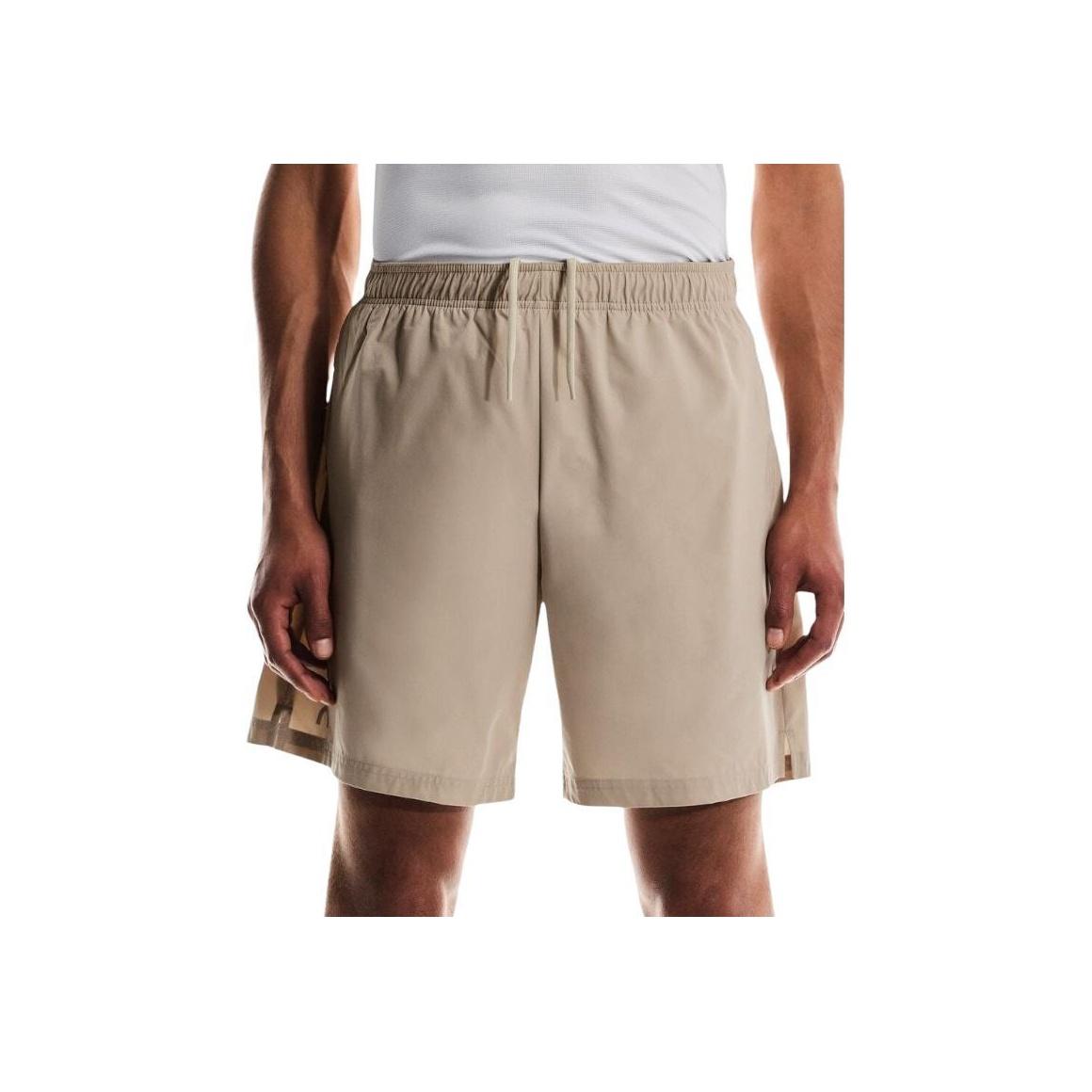 ON Running Op Effen Kleur Vetersluiting Zijsplit Driekwart Casual Shorts Heren shorts 1MF10740603 XL