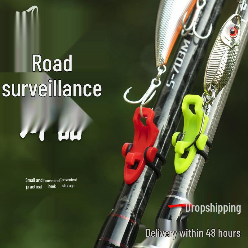 Ike Blade Lure Hook Hanger: Triple Hook Storage & Fixing Device for Fishing Tackle.