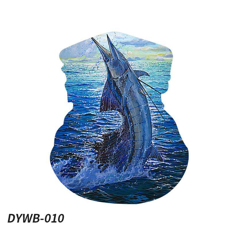 

Summer Lycra Cycling Scarf Outdoor Fishing Multi-Functional Magic Headband Abyssal Fish Digital Printed Sunscreen Mask DYWB-10 Spring and Summer Ice Silk