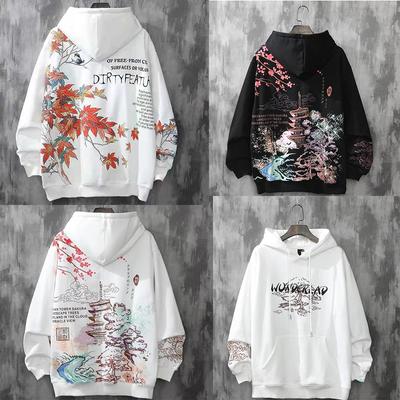 Potisky v japonském stylu anime Potištěné Dámské Mikiny s kapucí Mikina s dlouhým rukávem Mikina Harajuku Podzim Zima Neformální Oblečení Topy