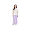 Skechers Loose Soft Comfortable Sports Wide Leg Casual Pants Women bottoms Lavender L225W130-00KC