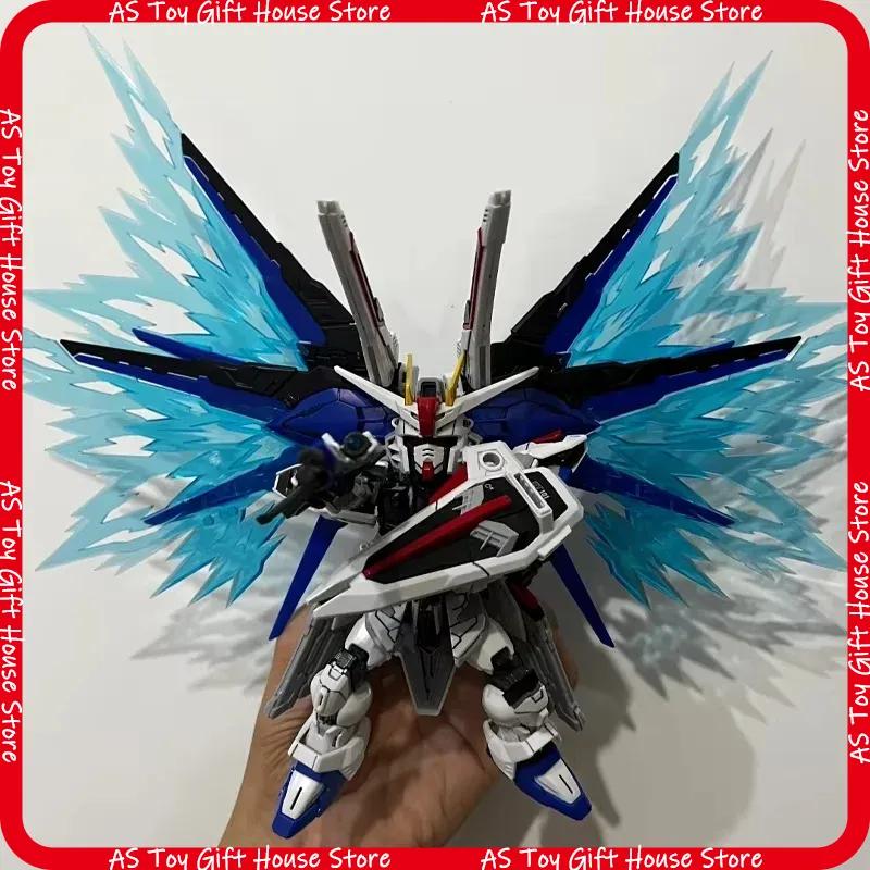 Zgmf-X10A Mgsd Freedom Mech Assembly Model Kit Action Figure Light Wing Effect Parts Desktop Decoration Doll Puzzle Toy Gift