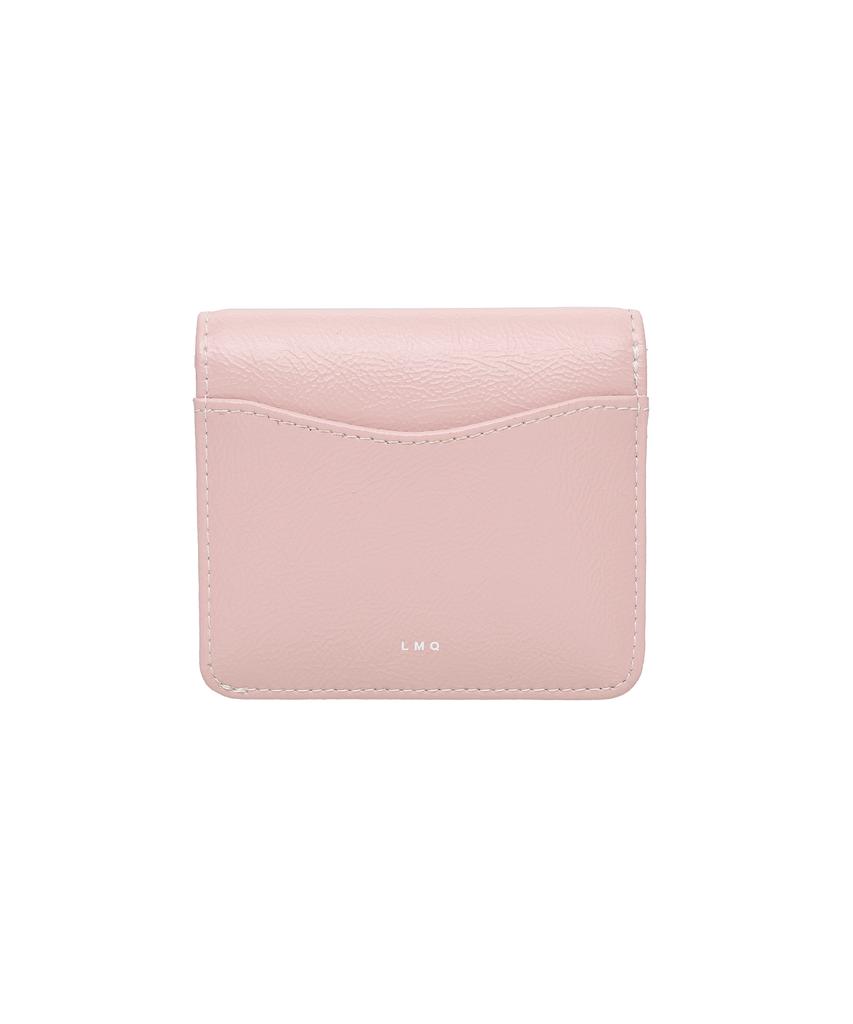 Lemasque Daisy Photo Slot Wallet Bill Card Holder Baby Pink