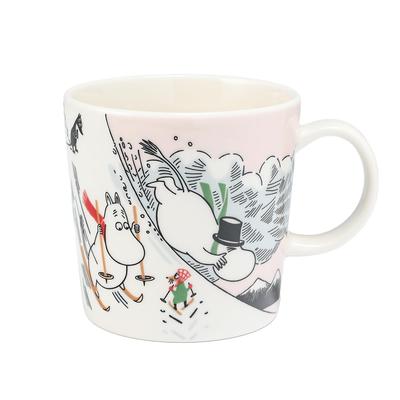 Arabia Kubek Przesuwny Muminki, 300ml, Edycja Zimowa 2023 [Import Równoległy]