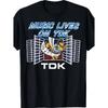 Music Lives On TDK Vtage 80S TDK T-Shirt - 3 Outdoor Leisure Breathable All Seasons Unisex
