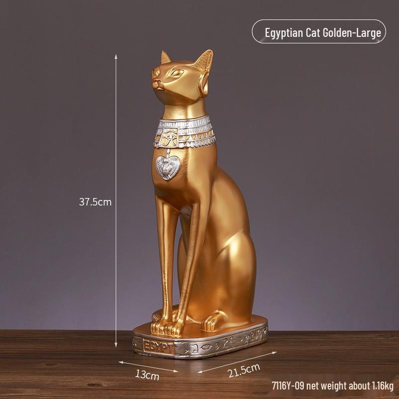 Golden Light Luxury Resin Handicrafts Collection: Ornaments for Office, Living Room, Wine & TV Cabinets