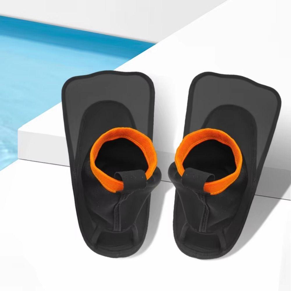 Wrapped Feet Design Snorkel Split Swim Flippers Full Foot Snorkeling Fins  Freestyle Training