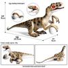 Children's Jurassic Dinosaur Toys: Oviraptor & Velociraptor Simulation Figures