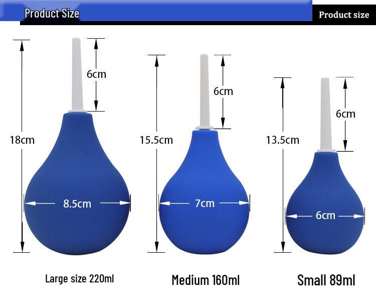 Ball Enema Irrigator Douche - Intimate SM Toys for Colon & Vaginal Cleansing