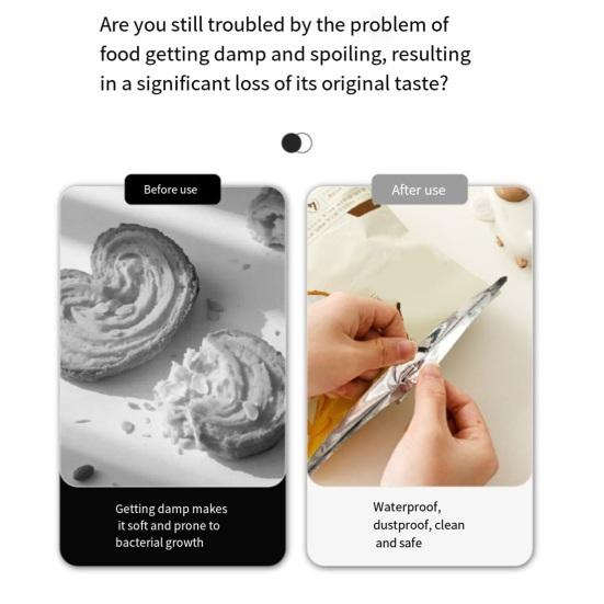 Easy Food Preservation Mini Magnetic Bag Sealer, Airplane Shape Heat Sealing Machine, Handheld Plastic Resealer Portable Type-C Charging Sealer